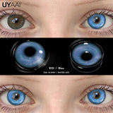Popxstar  Lenses Cosplay Color Contact Makeup Black Lenses Cosmetics Woman Cosplay Halloween Green Contact Lenses Red Lenses