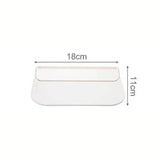 Popxstar 1pc Foldable Wall-mounted Shelf, For Bathroom, Toilet, Kitchen, Bedside, No Drilling Phone Storage, Wifi Router Storage