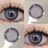 Popxstar 2PCS Silver Knight Contact Lenses for Eyes Rainbow Colored Eye Lenses Beauty Pupils Gradient Contact Lenses Optical Lens