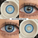 Color Contact Eye Color Lenses Makeup Natural Black Lens Cosmetics Blue Eyes Lenses Woman Makeup Brown Beauty Contacts