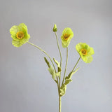 Popxstar spring decor Artificial Flowers Fake Poppy Silk Flowers Long Stem Housewarming Garden Table Wedding DIY Party Wedding Bridal Bouquet Decor