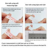 10pcs Cute Cat Eye Fake Nails Spring Simple Press on Nails Removable Hand Drawn Heart Star Moon False Nails Short Oval Nail Art