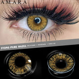 Popxstar  1 Pair Colored Contact Lenses Natural Look Brown Eye Lenses Gray Contact Blue Lenses Fast Delivery Green Eye