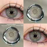 Popxstar  2pcs Colored Contact Lenses Brown Eyes Lenses Gray Lenses Blue Pupils Natural Eye Lens Colored Contacts Eye Cosmetics