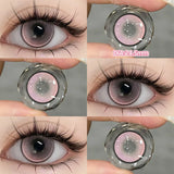 Popxstar  1 Pair Myopia Color Contact Lenses for Eyes with Prescription Makeup Eye Color Lenses Beauty Pupils Fashion Blue Lenses