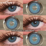 Natural Brown Eyes Contacts Color Contact Lenses Gray Lenses Cosmetic Green Eyes Lenses Yearly Blue Makeup Contact Lens