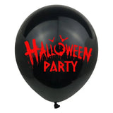 Popxstar 12pcs Halloween Ghost Balloons Spider Witch Bat Pumpkin Skeleton Horror Happy Halloween Party Decoration Carnival Party Supply