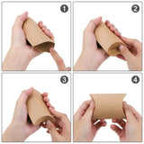 Popxstar 50PCS Pillow Candy Box Hemp Rope Kraft Paper Gift Packaging Paper Box Candy Bag DIY Christmas Wedding Birthday Party Decoration