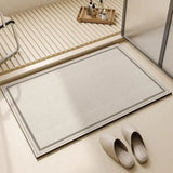 Popxstar Bathroom Carpet Toilet Foot Mats Absorbent Bathroom Mat Diatom Mud Floor Mat Non-Slip Bath Rug Toilet Doormat Quick Drying Rugs