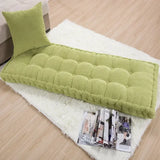 Popxstar  Long Cushion Thickening Garden Chair Cushion Solid Color Home Seat Mat Floor Cushion 55x155/55x165cm