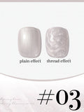 New Pearlescent Pearl White Thread Gel Nail Polish UV/LED Soak Off Gel, Suitable For Home Nail Salon For Wedding Gift