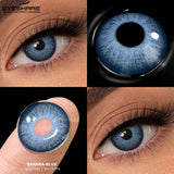 1pair Blue Contact Lenses for Eyes Natural Colored Contact Blue Eyes Lenses Fashion Contacts Lenses Yearly Green Pupil