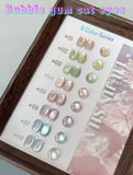 Summer Popular Refreshing Colorful Bubble Water Cat Eye Gel Nail Polish Super Glitter Glass Bead Nail Salon Nail Art