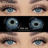 Popxstar 1 Pair Colored Contact Lenses Blue Eye Contact  Fashion Blue Lenses Green Lenses Colored YearlyPupils Fast Shipping