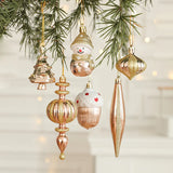 Popxstar 2Pcs/Set Christmas Tree Hanging Ornament Cake Snowman Pendant Navidad Home Xmas Gifts New Year Christmas Decoration 2025