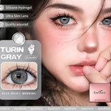 Popxstar New 1pair Colored Contact Lenses for Eyes Natural Brown Contacts Lenses Fashion Blue Eyes Lenses Yearly Gray Pupils