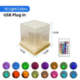 Popxstar Ocean Wave Projector Light 16 Colors Midnight Aura Aurora Glow Lamp Home Office Bar Restaurant Underwater Projector Night Light