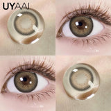 Color Contact Lenses for Eyes Beauty Blue Eye Color Makeup Green Lenses Korean Fashion Natual Brown Big Eye Lenses