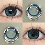 1 Pair Color Contact Lenses for Eyes With Diopters Prescription Green Eye High Quality Beauty Pupil New Free Shipping