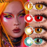 1 Pair Cosplay Contact Lenses for Eyes Colorful Yellow Anime Lenses for Cosplay MAKIMA Kitagawa Marin  Halloween Pupils