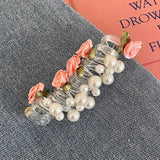 Popxstar New Butterfly Rose Phone Line Hair Hoop Baby Ponytail Artifact Hair Rope for Girls to Tie Hair Small Girl Headwear