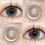 1Pair Grey Contact Lenses for Eyes Colored Lenses Beauty Pupils Soft Lens Make up Fashion Lenses Yearly Use Fast Shipping