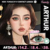 1 Pair contact lenses for eyes color eye contacts brown gray lens beautiful pupils for makeup yearly use