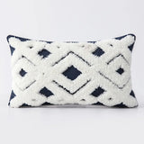 Popxstar  Throw Pillow Case  Decorative Tufted Cushion Cover Tassel Macrame Luxury Pillow Cover for Bed Sofa Couch Home Decor