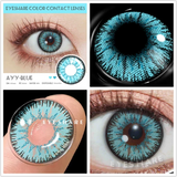1pair Cosplay Color Contact Lenses for Eyes AYY Series Fashion Makeup Red Blue Lens Yearly Use Beauty Makeup for Eyes