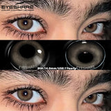 2pcs/Pair Natural Colored Contact Lenses Blue Gray Beauty Pupils Makeup Lenses Brown Eyes Contacts Yearly Soft Lenses