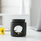 Popxstar  Detachable Ceramic Essential Oil Burners Waxes Melt Burner Warmer Tealight Candle Holder Home Tabletop Decoration Yoga Spa Gifts