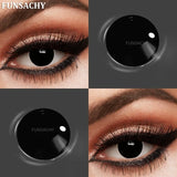 Popxstar   1 Pair Colored Cosplay Contact Lenses for Eyes White Red Black Cosplay Lens Anime Role Playing Eye Makeup Contact Lens