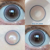 Popxstar 2PCS/PAIR Blue Moon Contact Lenses Natural Colored Eye Lenses Beauty Eye Color Lens Fast Shipping Prescription Lenses