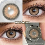 Natural Colored Contact Lenses Blue Eye Contacts Gray Beauty Pupils Brown Eye Lenses Yearly Green Color Eyes Contacts