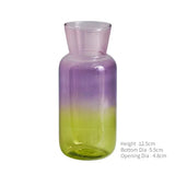 Popxstar Mini Glass Table Vase Creative Flower Vase Decorative Glass Bottles Wedding Centerpieces Home Decor Vase Decoration Home