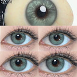 Color Contact Lenses for Eyes Beauty Blue Eye Color Makeup Green Lenses Korean Fashion Natual Brown Big Eye Lenses