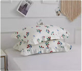 2pcs 48x74CM pastoral style Cotton printed pillowcase Ruffle pillow case garden small floral pillow cover Bedding cushion cases