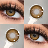 1Pair Brown Colorld Contact Lenses for Eyes Natural Contacts Fashion Lenses Beauty Pupils Color Lenses Fast Shipping