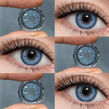 1 Pairs Contact Lenses High Quality Brown Cosmetics for Party Colorful Contacts Lens Yearly Use Natural Soft Pupil