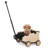 Mini Dog Stroller 4 Wheels Lightweight Portable Dog Cat Carrier Cart with Telescopic Handle Small Dog Strollers Outdoor Walking