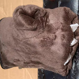 Popxstar Winter PU Leather Gloves Women Black Touch Screen Driving Gloves Fashion Soft Plus Velvet Warm Mittens