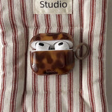 Popxstar  Amber Earphone Case for Apple AirPods 1/2 3 4 Pro 2 Wireless Bluetooth Charging Box Sexy Leopard Print Silicone Protection Cover