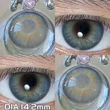Popxstar  2pcs/pair 14.5MM Iris Brown Lenses Beauty Makeup Pupils Eye Color Lenses Colorful Contact Lenses Fashion Blue Green Lens