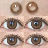 Popxstar  1 Pair Natural Colored Lenses for Eyes  baby Black Eyes Contacts Lens Beauty Pupil 1 Yearly  First Shipping