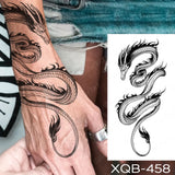 Popxstar  Wholesale Waterproof Temporary Tattoo Sticker Flash Tattoos Lip Print Butterfly Flowers Body Art Arm Fake Sleeve Tatoo