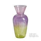 Popxstar Mini Glass Table Vase Creative Flower Vase Decorative Glass Bottles Wedding Centerpieces Home Decor Vase Decoration Home
