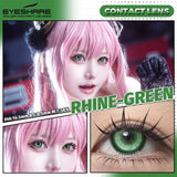 Halloween Colored Contact Lenses 2Pcs Cosplay Anime Cyber Makeup Blue Pink Color Contacts Red Eye Lens Fast Delivery