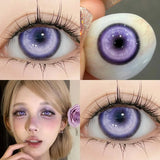 Colored Lenses For Eyes with Diopter Myopia Eyes Contacts Lens Beauty Pupil 1 Pair Natural Cosmetics Yearly New Free Shipping