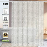 Popxstar Thick PEVA Clear Shower Curtain with 12Hooks Waterproof Bathtub Bathing Cover Mildewproof Modern Bathtub Partition Curtain