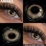 Popxstar  Fashion Colored Contact Lenses Natural Brown Eye Lens Gray Contact Eye Lenses Blue Lenses Contacts for Dark Eyes